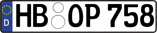 HB-OP758