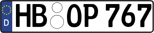 HB-OP767
