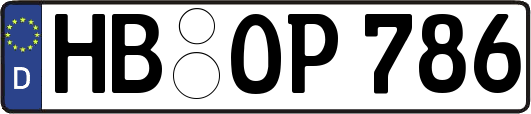 HB-OP786
