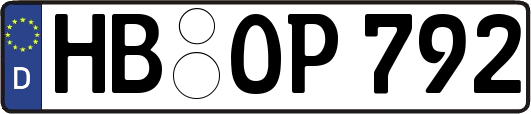 HB-OP792