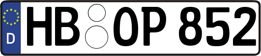 HB-OP852