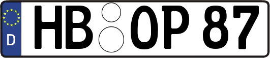 HB-OP87