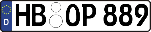 HB-OP889