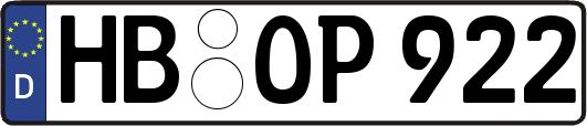 HB-OP922