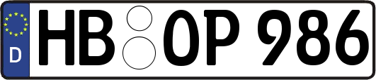 HB-OP986
