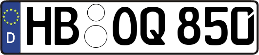 HB-OQ850