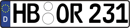 HB-OR231