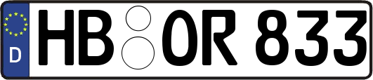 HB-OR833