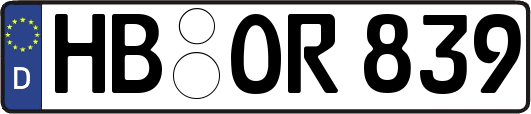 HB-OR839