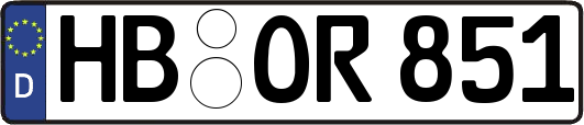 HB-OR851