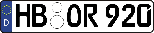 HB-OR920