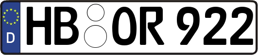 HB-OR922