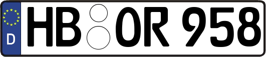 HB-OR958
