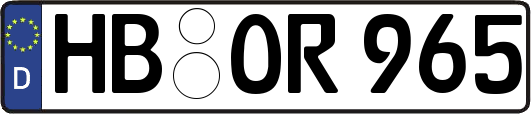 HB-OR965