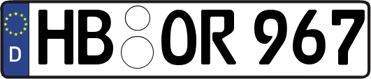 HB-OR967
