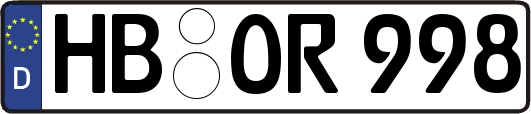 HB-OR998