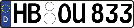 HB-OU833