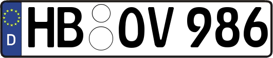 HB-OV986