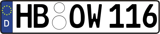 HB-OW116