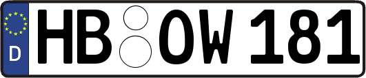HB-OW181
