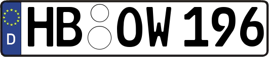 HB-OW196