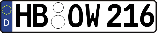 HB-OW216