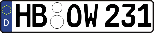 HB-OW231
