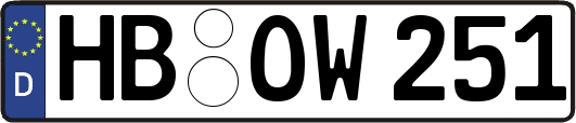 HB-OW251