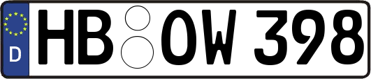 HB-OW398