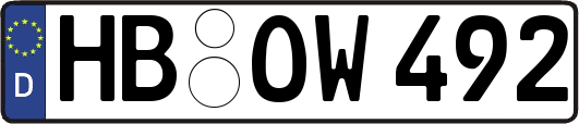 HB-OW492