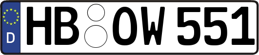 HB-OW551