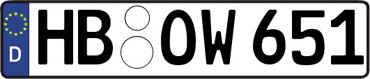 HB-OW651
