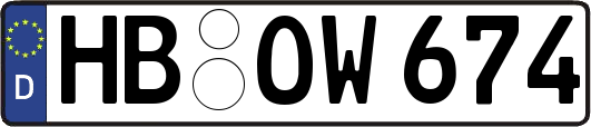 HB-OW674