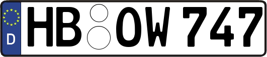 HB-OW747