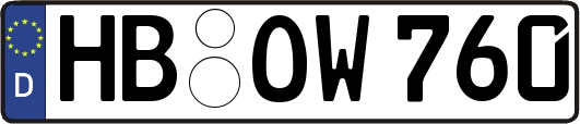 HB-OW760