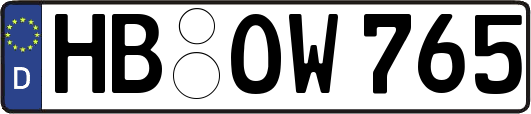 HB-OW765