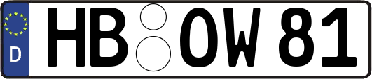 HB-OW81