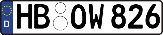 HB-OW826