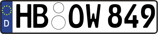 HB-OW849