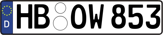 HB-OW853