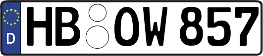 HB-OW857