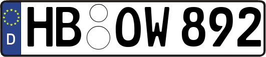 HB-OW892