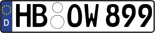 HB-OW899