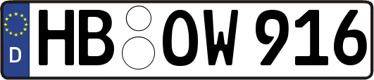 HB-OW916
