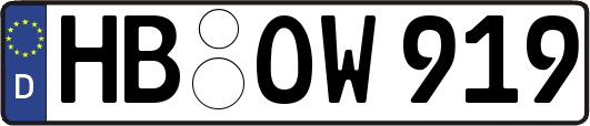 HB-OW919