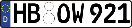 HB-OW921