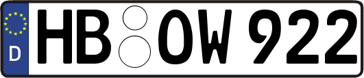 HB-OW922