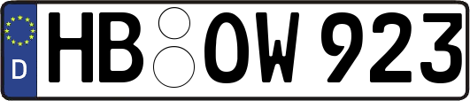 HB-OW923