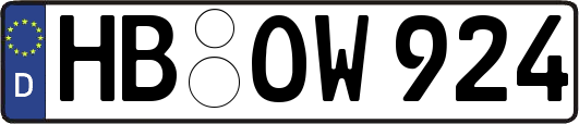 HB-OW924