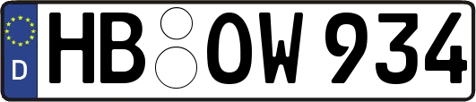 HB-OW934